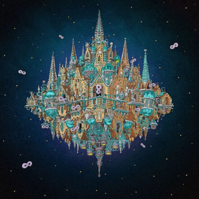 Album art for the album 'Pantheon' by the band Dance Gavin Dance